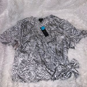 Silk paisley Worthington dress shirt !